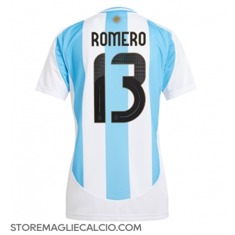 Argentina Cristian Romero #13 Maglia Gara Casa Repliche Copa America 2024 Donna